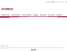 Tablet Screenshot of desidedatum.com